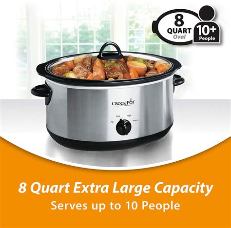 Crock-Pot 8 Quart Classic Slow Cooker – Barefoot Baking Supply Co