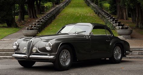 Rare Classic Car: The 1949 Alfa Romeo 6C 2500 SS Villa D'este Coupe