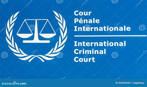 ICC, International Criminal Court Logo and SVG File Editorial Stock ...