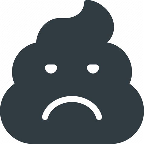 Emoji, emote, emoticon, emoticons, poo, sad icon - Download on Iconfinder