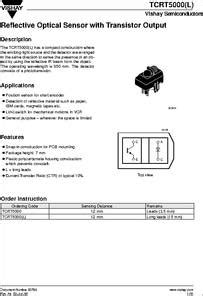 TCRT5000 datasheet - Reflective Optical Sensor With Transistor Output