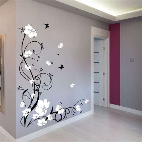 Vine Flower Wall Stickers 8976 - Stickers Wall