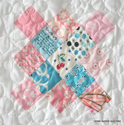 Gone Aussie Quilting: My Blue Scrap Bin Quilt