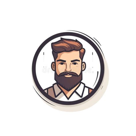 Simple Graphic Logo of Men on White Background. Stock Illustration - Illustration of design ...