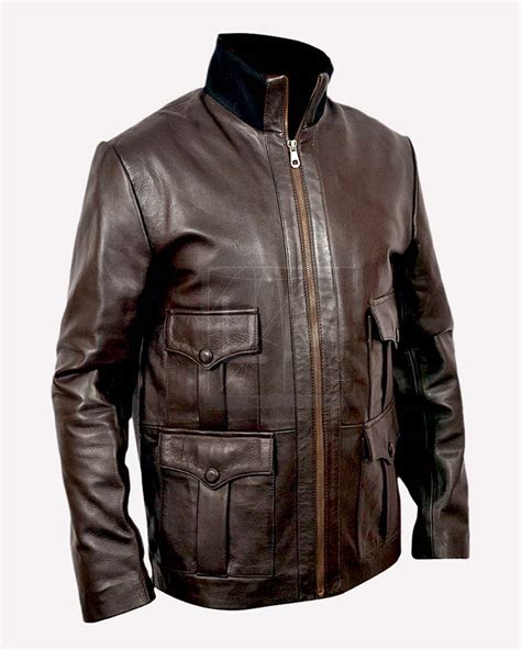 Casino Royale James Bond Jacket | Daniel Craig Brown Leather Jacket