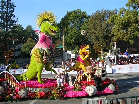 Rose bowl parade - inside a parade