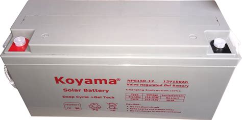 New 12V 150Ah Solar Gel Battery