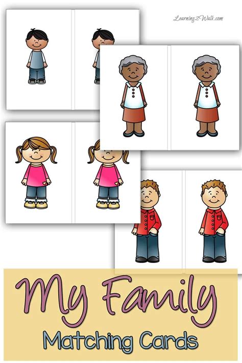 FUN My Family Preschool Math Activity | Preschool family theme, Family activities preschool ...