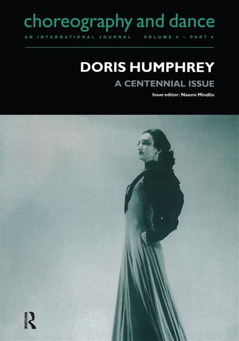 Choreography and Dance Studies Series- Doris Humphrey, Naomi Mindlin | 9789057550300 |... | bol