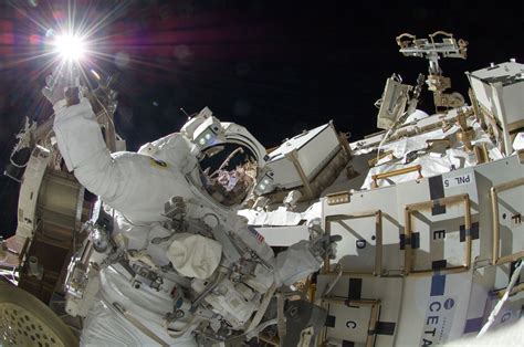 ESA - Sunita Williams spacewalk