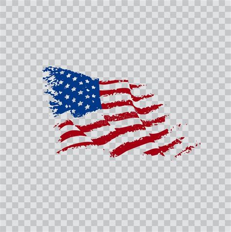 American Flag Transparent Background Stock Illustrations – 3,496 ...