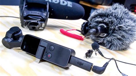 DJI OSMO Pocket Mic Adapter Tests // USB-C to 3.5mm Microphone Adapter ...