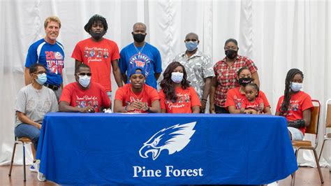 Pine Forest High School athletes sign track scholarships during ceremony in Pensacola