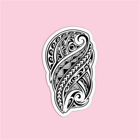 Hawaiian Tribal Sticker – GirlsPrintingHouse