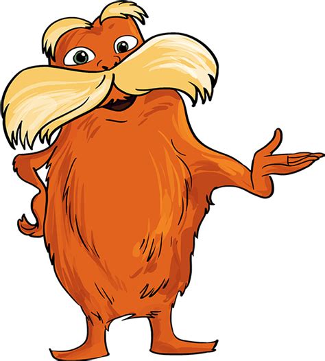 The Lorax Dr. Seuss Birthday Clip Art