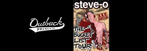 Steve-O: The Bucket List Tour | Stefanie H. Weill Center for the Performing Arts