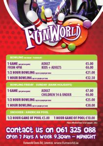 Bowling at Funworld Limerick