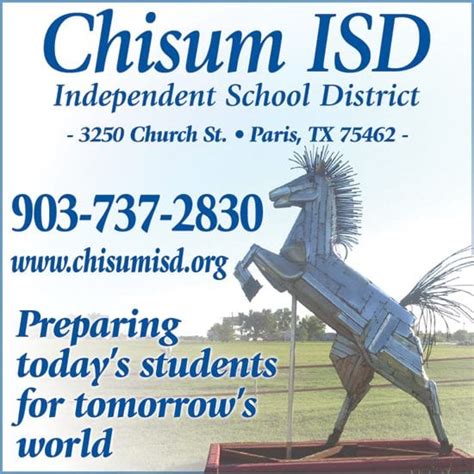 Chisum ISD - Spring Hill Press