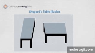 Shepard's Table Illusion on Make a GIF