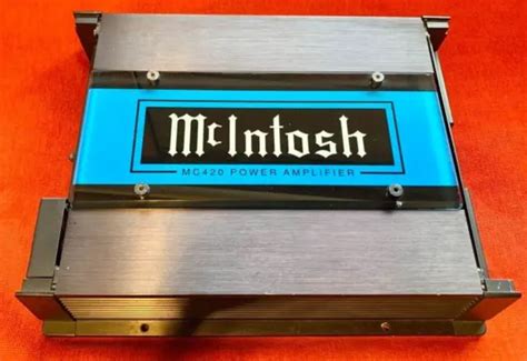 MCINTOSH MC420 4CH x 50w Power Amplifier Car Audio Japan Working Confirmed $329.99 - PicClick