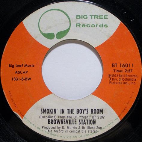 Brownsville Station – Smokin' In The Boy's Room – Vinyl (Bestway Pressing, 7", 45 RPM + 2 more ...