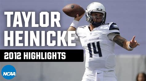 Taylor Heinicke: 2012 FCS playoff highlights at Old Dominion - YouTube