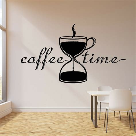 Jual Stiker Dinding Kopi Dekorasi Kafe Vinyl Wall Decal Coffee Break ...