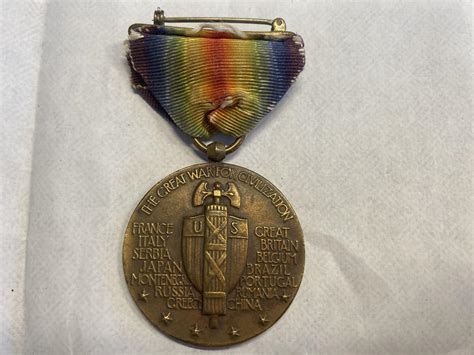 My great-grandfather’s World War I victory medal : r/mildlyinteresting