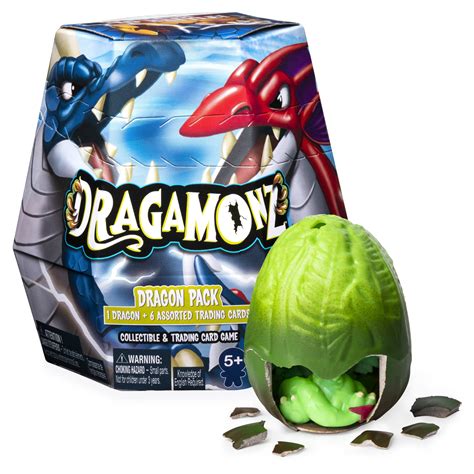 Dragamonz, Dragon 1-Pack, Collectible Figure and Trading Card Game, for ...