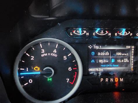 my ford f150 2018 shows a check engine light in extremly cold weather. is it common? it is a mis ...