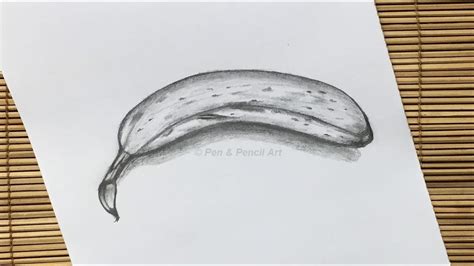 Pencil Drawings Of Banana