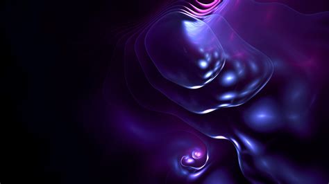 Dark Purple Bubbles 4K HD Abstract Wallpapers | HD Wallpapers | ID #39432