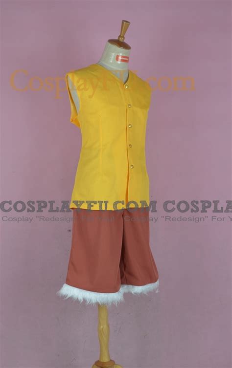 Custom Luffy Cosplay Costume (Yellow) from One Piece - CosplayFU.com