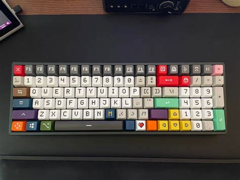 (1) Keychron K4 with custom WASD Keyboard keycaps and brown switches. I’m an indie game ...