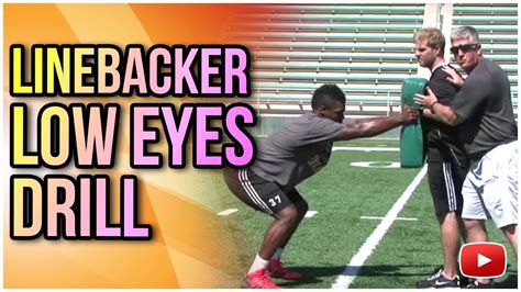 Linebacker Skills and Drills - Low Eyes Drill Coach Ron Roberts