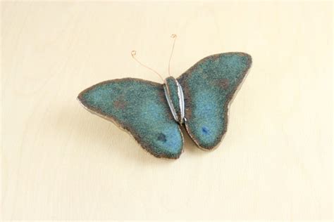 Ceramic Butterfly Wall Hanging Spring Decor by ChiGallery - Pottery | Craftjuce