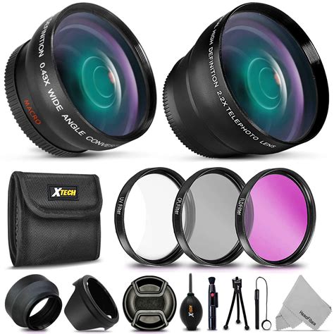 58mm Lens Kit for Canon EOS Rebel T8i T7i T7 T6i T6S T6 T5i T5 SL2 SL3 EOS 90D 80D 77D 70D 60D ...