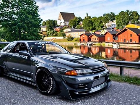 Modified Nissan GTR R32 Skyline black - ModifiedX