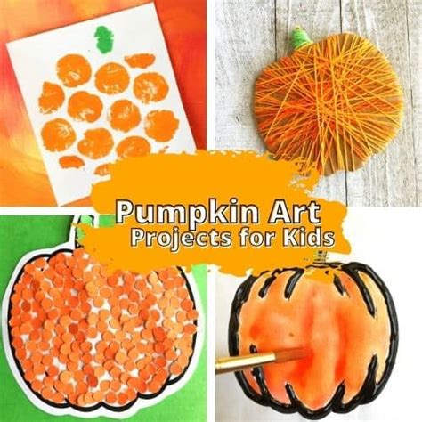 9 Easy Pumpkin Art Ideas For Kids - Little Bins for Little Hands