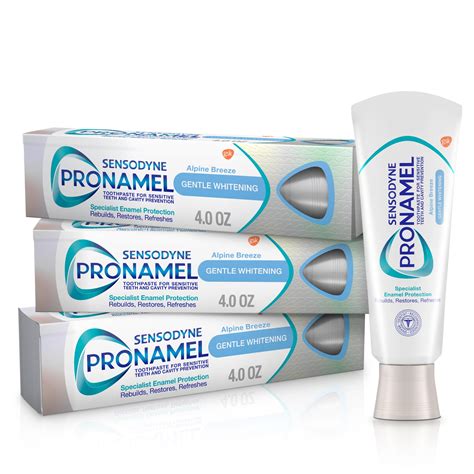 Sensodyne Pronamel Gentle Whitening Sensitive Toothpaste, Alpine Breeze ...