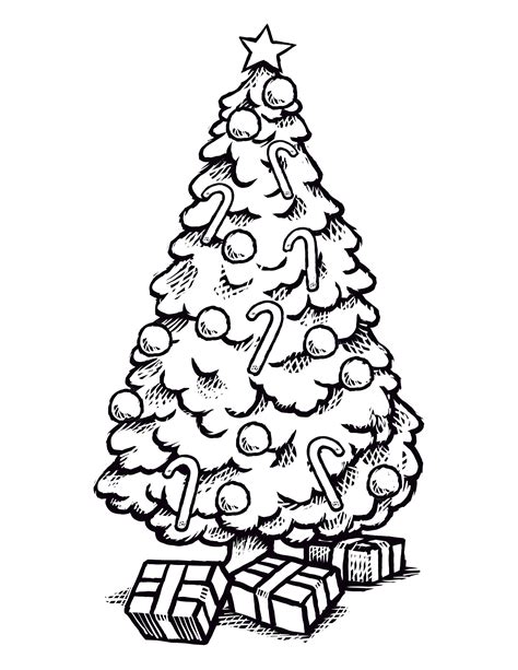 Christmas Tree Coloring Page - Among Us Christmas Tree Coloring Page Free Printable Coloring ...