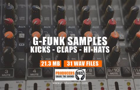 G Funk Drum Kit, Free G Funk Sample Pack | ProducersBuzz