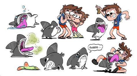 Jacinth Tan's Portfolio: "Sharkdog" - Nickelodeon Animated Series