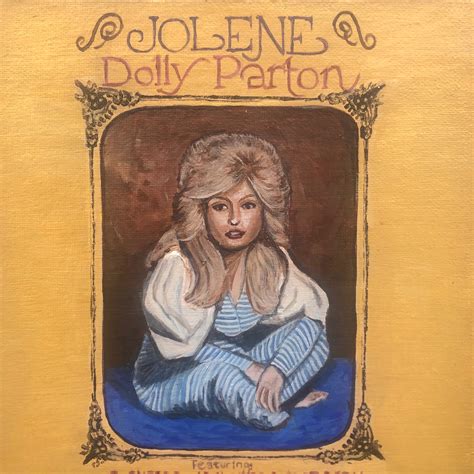 Dolly Parton Jolene Album Cover Original Acrylic Painting 8x8 - Etsy