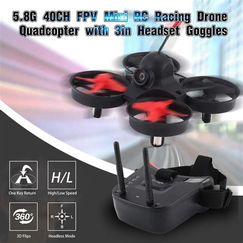 RC Racing Drone FPV Camera Mini RC Racing Drone Quadcopter Aircraft ...