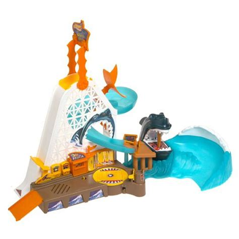 Hot Wheels Shark Park Exclusive Play Set - Walmart.com - Walmart.com