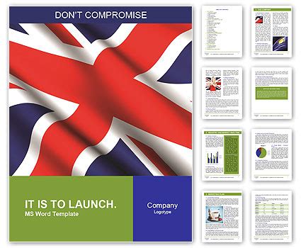 The United Kingdom Flag: Meaning, History, And Symbolism Word Template & Design ID 0000028046 ...