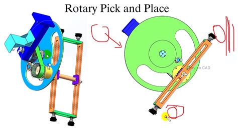 Pick and Place mechanism ( Rotary ) , #Solidworks, #pickandplace ,# ...