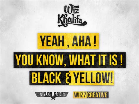 Black And Yellow ! ~ Wiz Khalifa .PSD File by daWIIZ on DeviantArt