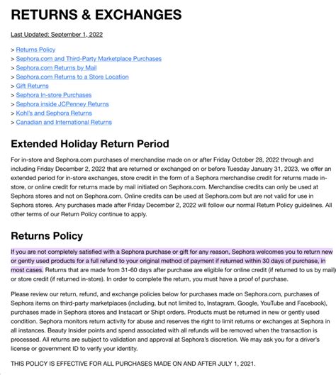 Return Policy Template For a Retail Business